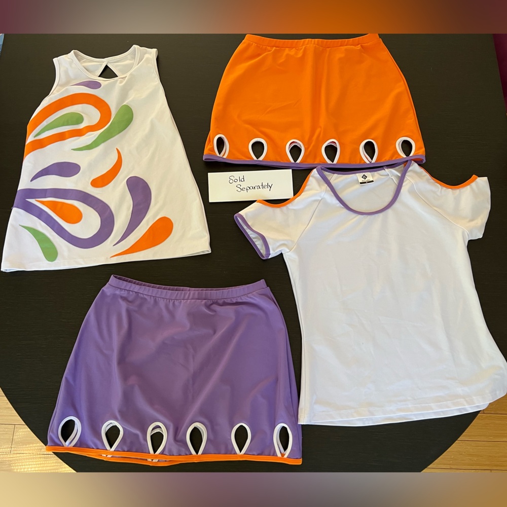 Purple Tennis Skirt with super fun cutouts